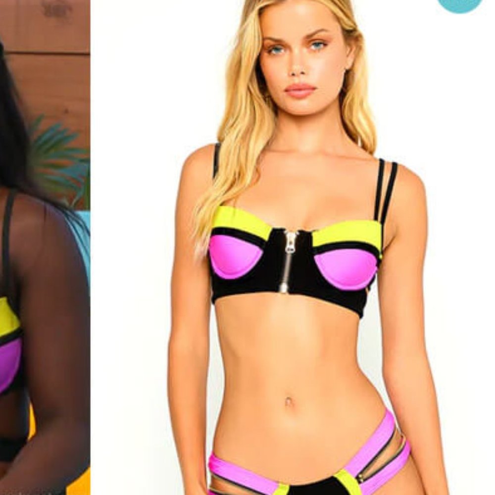 BRAND NEW BEACH BUNNY ENDLESS SUMMER PUSH UP TOP ONLY